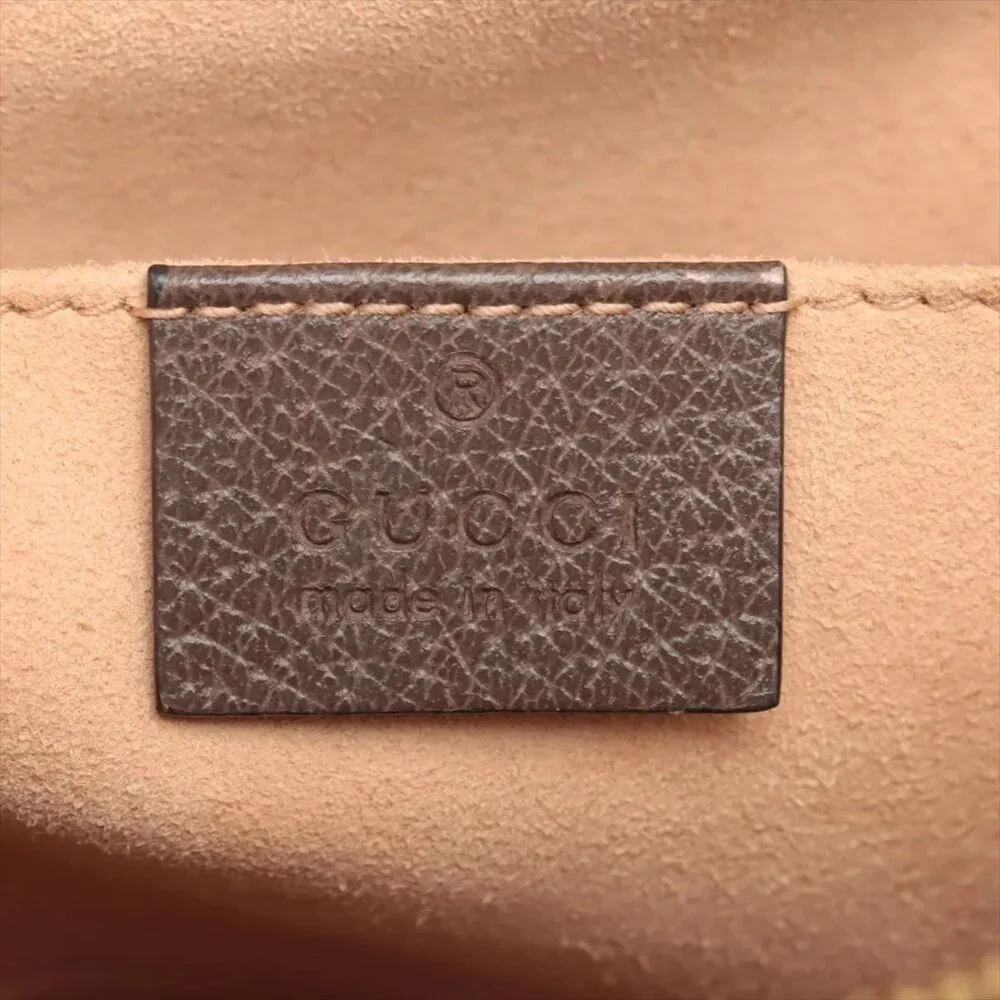 Sold✅Gucci GG Supreme Ophidia PVCx leather 2 Way Handbag Beige x brown 547551 - Picture 12 of 14